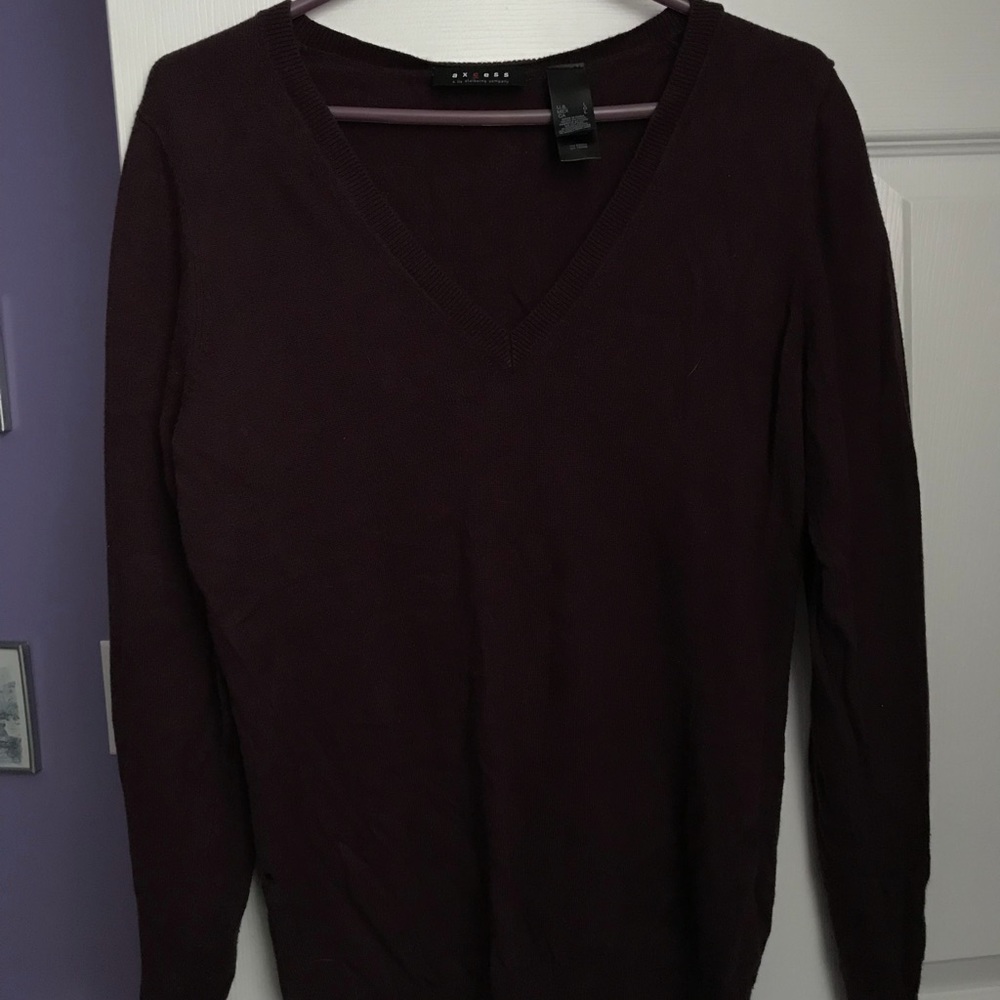 Womens Purple Sweater